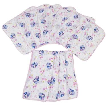 Imagem de 20 Fraldinha De Boca + 10 Fralda Grande - Minnie Disney - Dugu