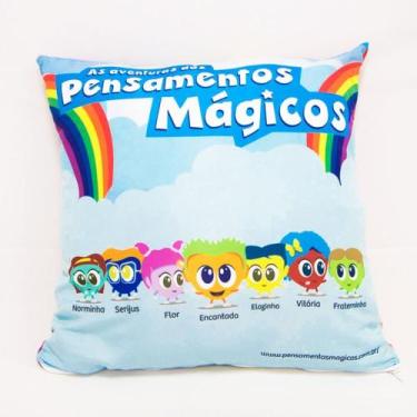 Imagem de Crianças - Almofada  "Toda Turma dos Pensamentos Mágicos " - Retangula