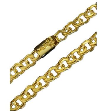 Imagem de Cordão Corrente Friso 12mm semelhante ao ouro 18k - A.R Variedades MT