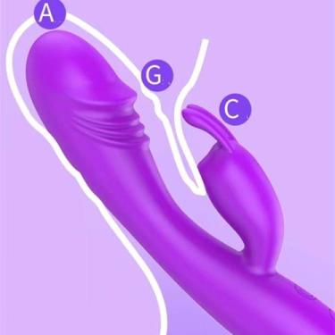 Imagem de Pretty Love Hunter  Vibrador com estimulador rabbit - Wasai