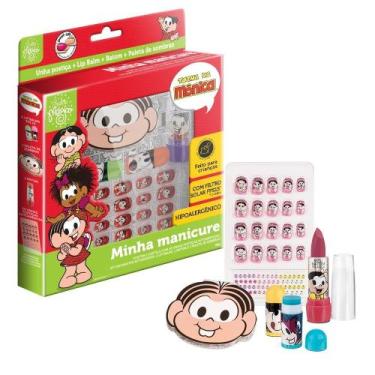 Imagem de Kit Infantil Minha Manicure Turma da Mônica Linha Presente - Salão Mág