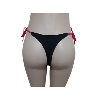 Imagem de Biquini Fio Dental De Amarrar / Calcinha De Biquíni Avulsa duas cores 