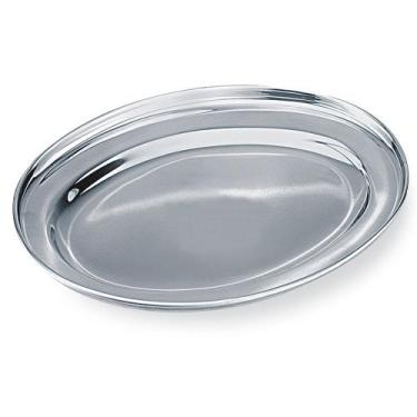 Imagem de Travessa Oval Funda em Aço Inox 45 cm Class Home, Inox, Funda
