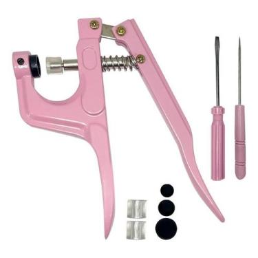 Imagem de Alicate De Pressão Completo Para Aplicar Pregar Botão Plástico Botões 