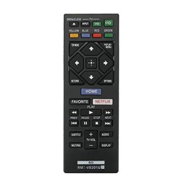 Imagem de RMT-VB201U Controle remoto substituído compatível com Sony Blu-Ray DVD Player BDP-BX370 BDP-S1700 BDP-S3700 BDP-S6700 UBP-X700 BDPBX370 BDPS1700 BDPS3700 BDPS6700 BDP-BX155 0 BDP-B X350 BDP-BX550