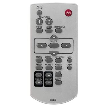 Imagem de Projetor LCD Panasonic MXDK de ajuste remoto substituído, PT-TW231R PT-TW230 PT-LX26H PT-LX30H PT-LW25H