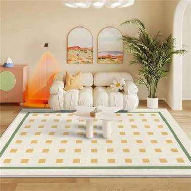 Imagem de HJZSZX Tapete para sala de estar, quarto, estilo creme, tapete de cabeceira, confortável, tapete de chão de área grande, DD381, YD, A, 300x400CM