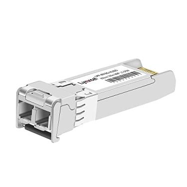 Imagem de Lynxcel Módulo SFP+ LC de modo múltiplo 10G, transceptor LC SFP duplex 10GBase-SR, DOM MMF de 850 nm até 300 m para switch de fibra, conversor de mídia, placa de rede de fibra óptica e outros