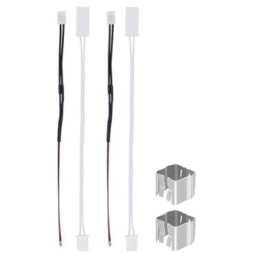 Imagem de KOYOFEI Pacote Com 2 Aquecedores De Cerâmica E Termistor Para X1, Acessórios Para Impressora 3D 24 V 48 W Aquecedor De Cerâmica 300 ℃ Termistor De Alta Temperatura E Clipe De Fixação Para Bambu Lab X1