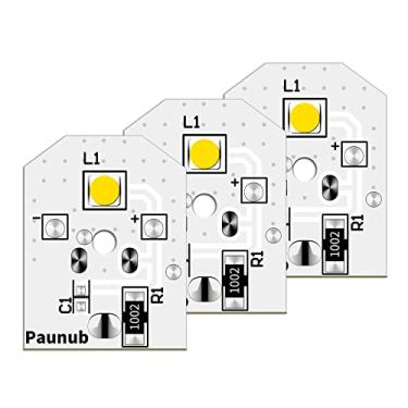 Imagem de Nova lâmpada de geladeira atualizada WR55X11132 LED compatível com WR55X25754 WR55X26486 WR55X30602 EAP12172918 4590213 AP6261806 PS12172918 capa de plástico à prova d'água 3 peças Um