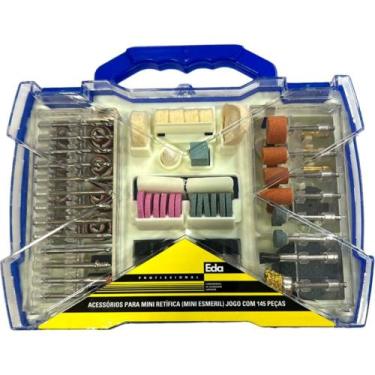 Imagem de Acessorios Para Mini Esmeril Eda Com 145 Pecas - 9Qr