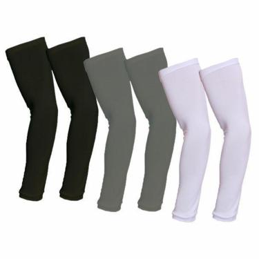 Imagem de Kit 3 Pares de Manguitos Proteção Solar Unissex-Unissex