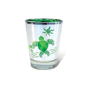 Imagem de Puzzled Copo de shot de tartaruga verde de 48 g, vidro novidade de 6 cm para beber, jogos, licor, tequila, uísque, vodca, espresso, copos de tiro para festa