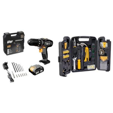Imagem de Kit WAP Parafusadeira BPFI-12K4 + Kit Ferramentas 132pç