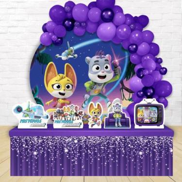 Imagem de kit festa painel redondoDecoração Mistérios Animais 1,50 Diâmetro - IM