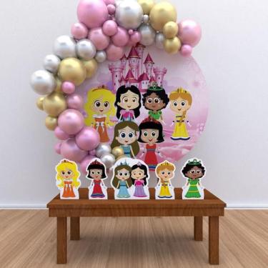 Imagem de Kit Festa Painel Redondo Princesas da Bíblia - IMPAKTO VISUAL