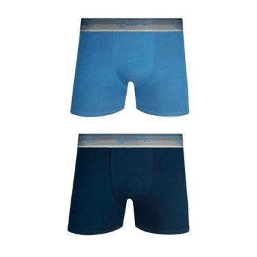 Imagem de Kit/2 Cueca Boxer Lupo 00784-088 Masculina Algodão Com Elastano T. P/G