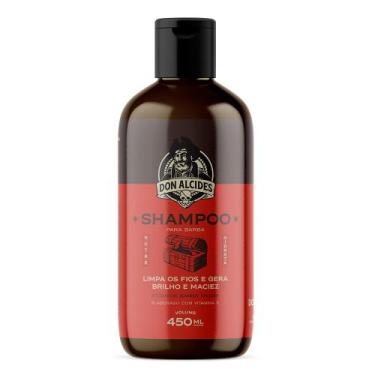 Imagem de Shampoo para barba 450ml barba negra don alcides