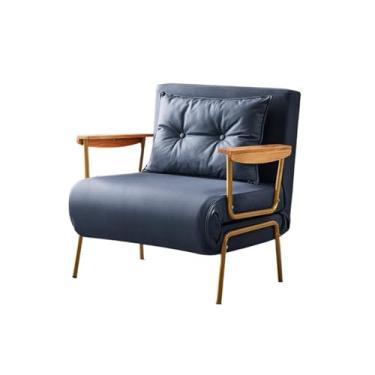 Imagem de Sofá-cama - Sofá-cama conversível ajustável sofá-cama moderna de couro sintético reclinável para sala de estar/escritório em casa/camas de hóspedes/apartamento/loft no andar de cima, sofá-cama
