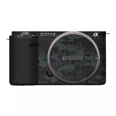 Imagem de Adesivo de capa de câmera para Sony ZV-E10 película protetora antiarranhões decoração (verde mamãe)