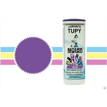 Imagem de Corante P/ Tingir Nylon, Lã, Seda, Biquinis Tupy * 2 Tubos, 02 Roxo