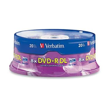 Imagem de 95310 – Verbatim 8x DVDR Dupla camada de mídia 8,50 GB – 120 mm padrão – 20 pacotes de rotação