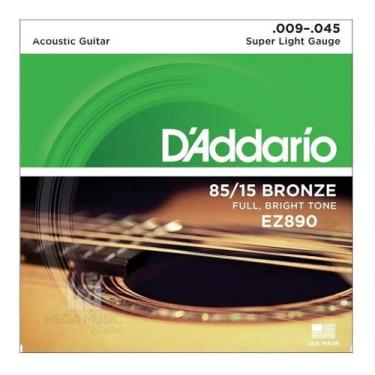 Imagem de Encordoamento Daddario P/ Violão Aço 009 Original