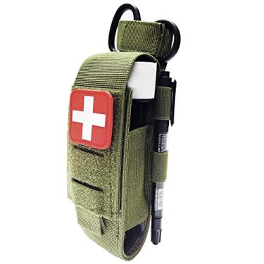 Imagem de Bolsa para torniquete tático TQ Tourniquet Case Trauma Medical Shear Pouch (verde militar)