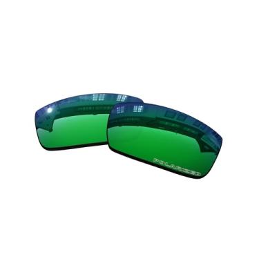 Imagem de Lentes de substituição OOWLIT compatíveis com óculos de sol Oakley Gascan, Emerald Combine8™ Polarized, One Size