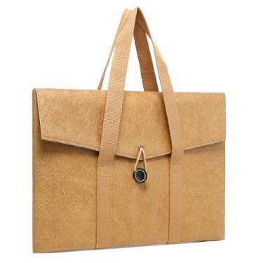 Imagem de GAOCHY Capa fina para laptop Tyvek de 15 a 16 polegadas, compatível com MacBook Pro de 16,2 polegadas 16 M4/M3/M2/M1 Pro/Max 2024-2021, MacBook Air 15 de 15,3 polegadas, Dell XPS 16, carvalho outono