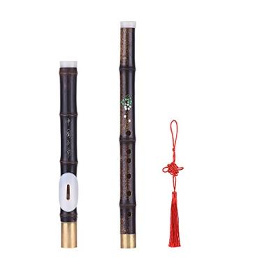 Imagem de Flauta, Flauta de Bambu Dizi Ba Wu Instrumento Tradicional Transversal Chinês Com nó Chinês para Iniciantes
