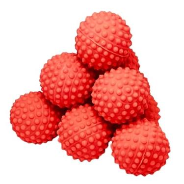 Imagem de Kit 36 Bolinha Cravo Fisioterapia Anti Stress Mão Bola Pet (Vermelho)