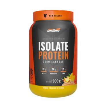 Imagem de Isolate Protein 900g Protéina Isolada da Carne New Millen, Pêssego e M
