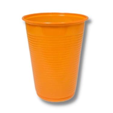 Imagem de Copo Descartável Laranja 200ml c/50 - Trik Trik