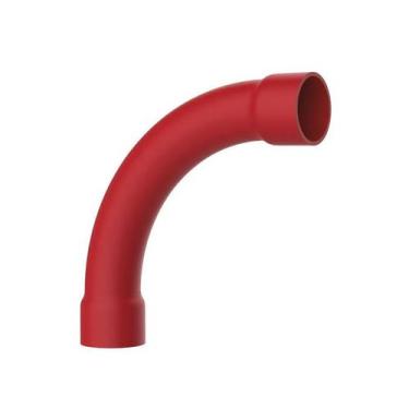 Imagem de Curva Longa 90 Para Eletroduto C/ Bolsa Condulete 1'' Verm. - Masster 
