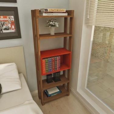 Imagem de Estante Multiuso Bella Suze Vermelho Tomate Seco