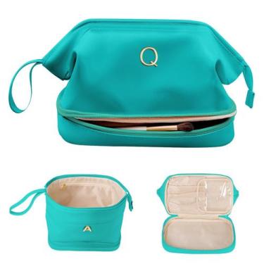 Imagem de Bolsa de maquiagem Vogewood Teenage Gifts para meninas em couro PU imp
