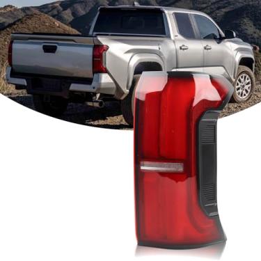 Imagem de YEQSHNG Luz traseira com acabamento cinza sem luz lateral e conjunto de interruptor compatível com Toyota Tacoma TRD OFFROAD/TRD SPORT 2024 Substituição do lado direito do passageiro 81560-AK040