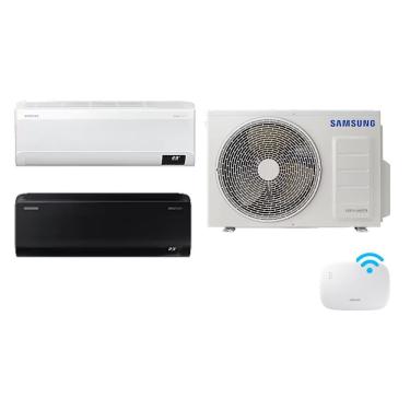 Imagem de Bi-Split Samsung WindFree 18.000 BTUs (1x9000 Black Edition -1X9000 White) Quente e Frio com WiFi 220V