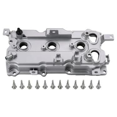 Imagem de TRQ Tampa da válvula direita do lado do passageiro compatível com 2008-2012 INFINITI EX35 2009-2012 FX35 2007-2008 G35 2009-2010 M35 2012-2013 M35h 2014-2018 Q500 Q70 Nissan 350Z 2007-2009