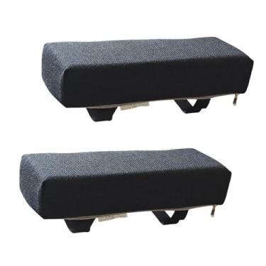 Imagem de Ioensy 2 peças Afrento do braço Prave de cotovelo Suporte de cadeira confortável braço braço de braço Pillow para jogos de cadeira de mesa, Preto