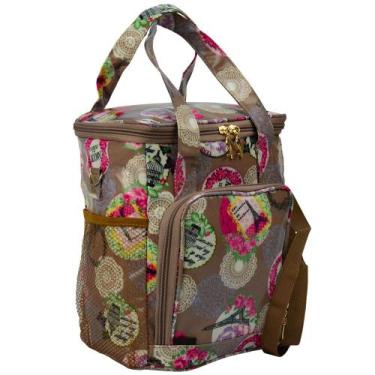 Imagem de Bolsa Feminina Necessaire Térmica Paris Marrom CBRN17119 - Commerce Br