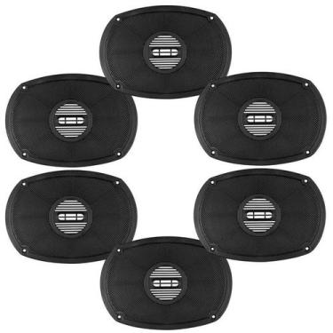 Imagem de Tela Alto Falante 3 Pares 6x9 Polegadas Preta Plástica Top - PERMAK
