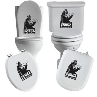 Imagem de Adesivo star wars 1 vaso sanitário privada caixa acoplada descarga azu