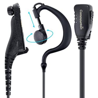 Imagem de Fone de ouvido de fio único para Motorola Radios APX1000 APX4000 APX6000 APX7000 APX8000 XPR6350 XPR6550 XPR7350 XPR7550 (APX 4000 6000 6000LI 7000 7000XE XPR 6350 6550 7350 7550), fone de ouvido em forma de G