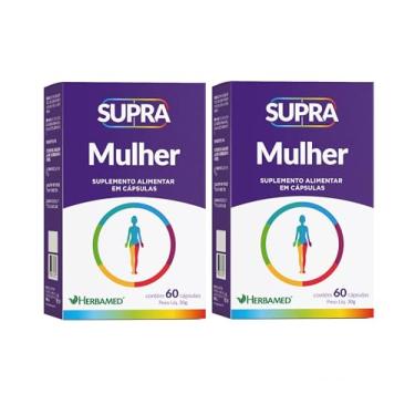 Imagem de Kit 2 Supra Mulher Suplemento Alimentar 60 Cáps. - Herbamed