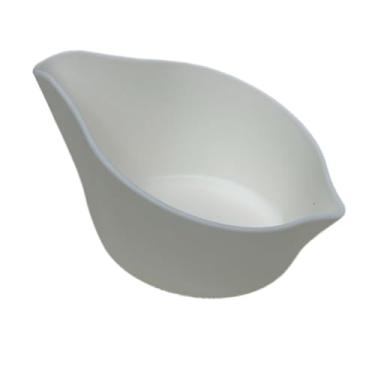 Imagem de SiaBiced Copo dosador de grãos de café, ferramenta de cozinha para sal de banho, farinha, bandeja de armazenamento de chá leve e versátil, recipiente medidor, Branco