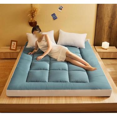 Imagem de Colchão Futon Colchão Respirável Grosso Acolchoado Colchão De Chão Japonês Acolchoado Colchão De Cama Topper Para Casa Hotel Cama Camping Couch,002, 5, 120 * 200 * 8CM