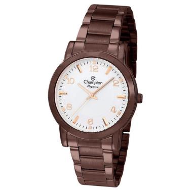 Imagem de Relógio Champion Feminino Marrom Chocolate Cn26822r