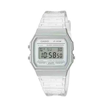 Imagem de Relógio Casio Standard Transparente Feminino F-91WS-7DF